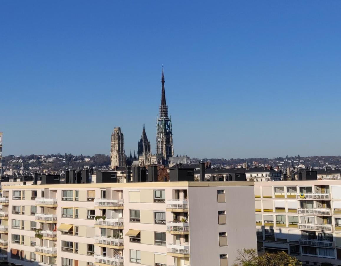 Appart'HomeCity - Rouen Vue Cathédrale Extérieur photo